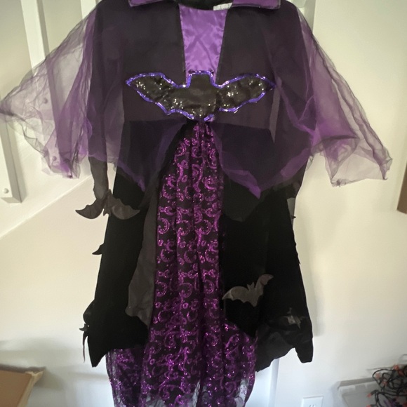Chasing Fireflies wishcraft Bat Princess Dress Sz 8 - Picture 2 of 6